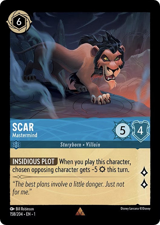 Scar - Mastermind 158/204 (The First Chapter) Cold Foil