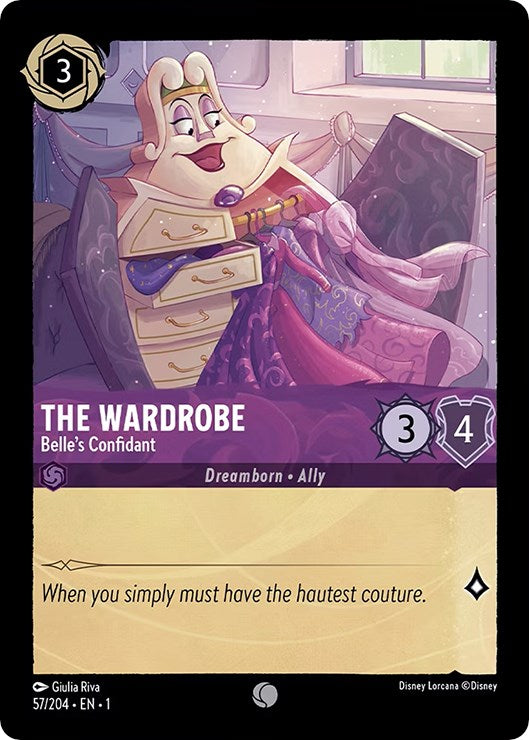 The Wardrobe - Belle's Confidant 57/204 (The First Chapter) Cold Foil