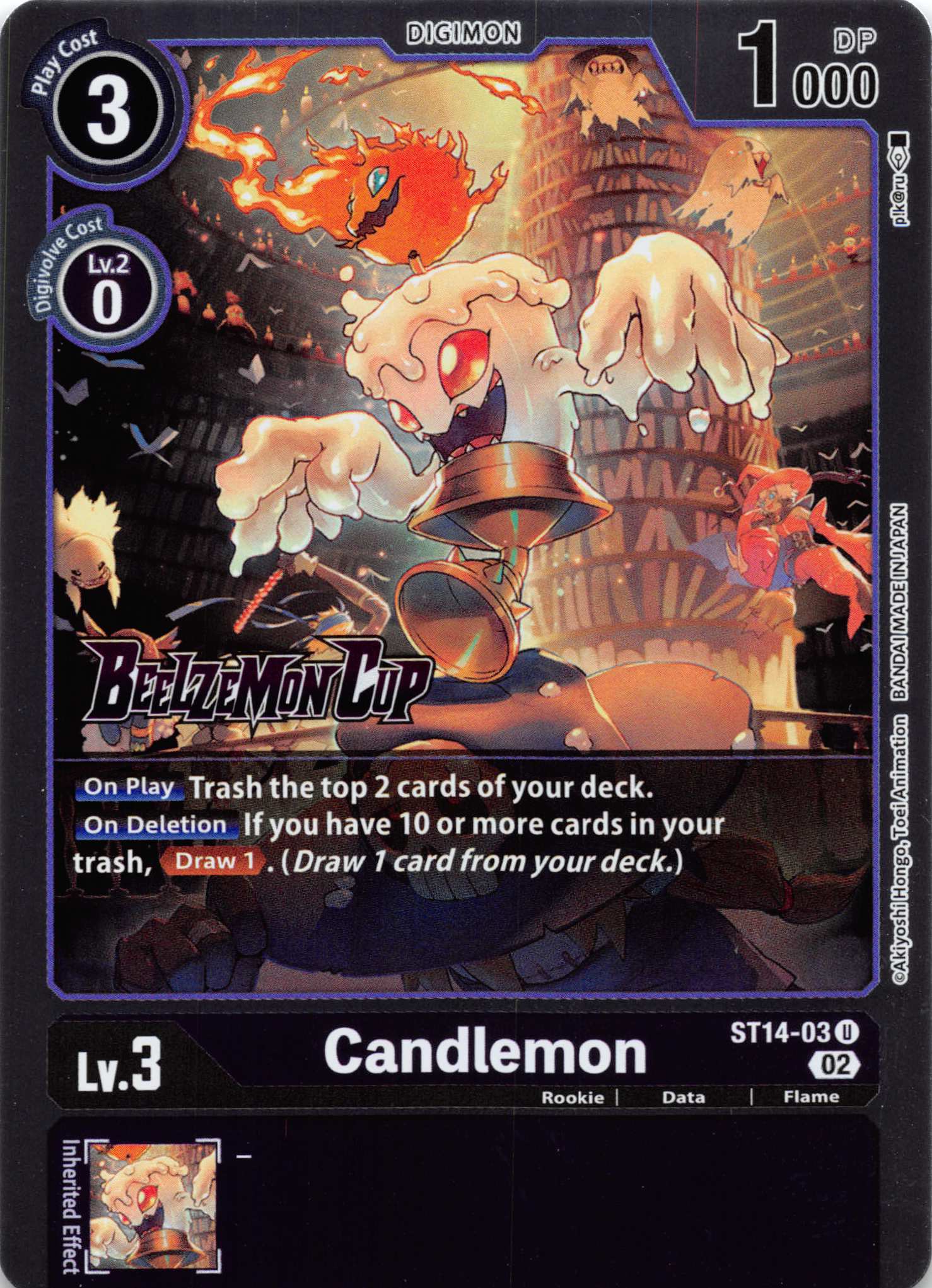 Candlemon [ST14-03] [Starter Deck 14: Beelzemon Advanced Deck Set Pre-Release Cards] Normal
