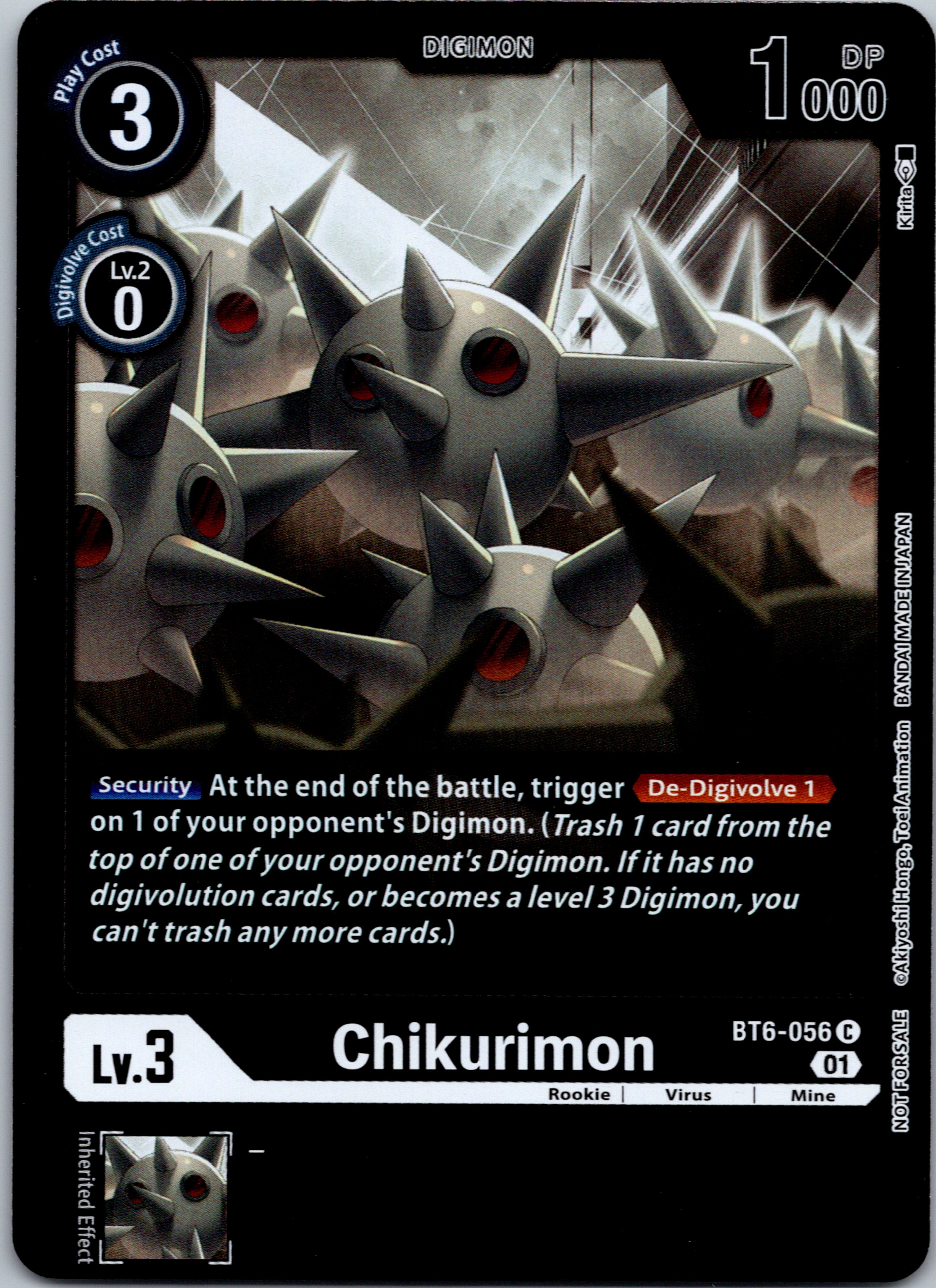 Chikurimon (Event Pack 4) [BT6-056] [Double Diamond] Foil