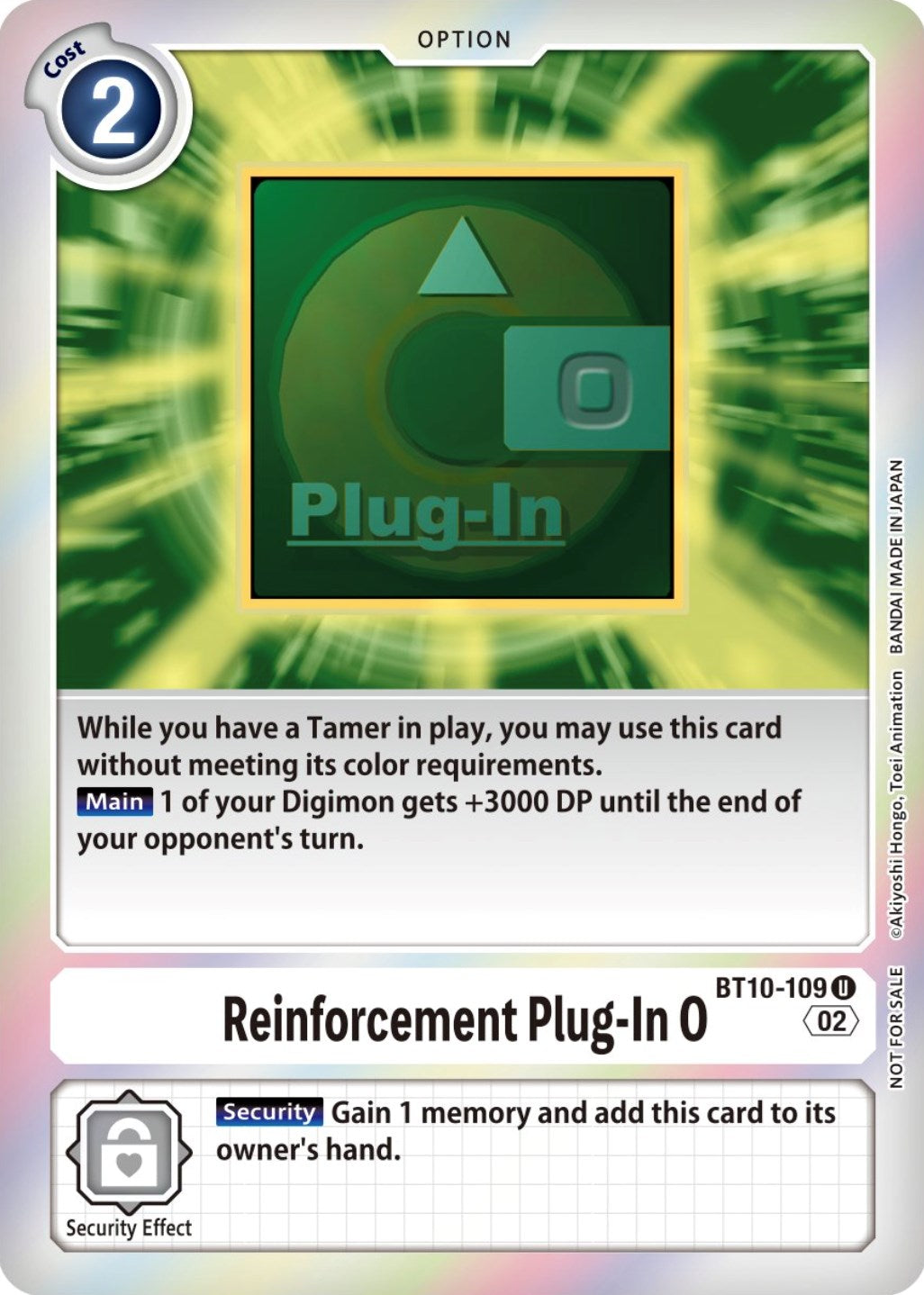 Reinforcement Plug-In 0 (Event Pack 4) [BT10-109] [Xros Encounter] Foil