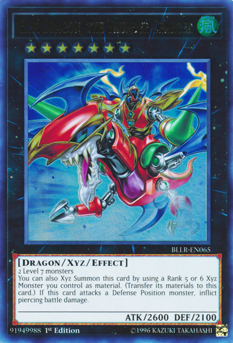 Gaia Dragon, the Thunder Charger [BLLR-EN065] Ultra Rare - Duel Kingdom