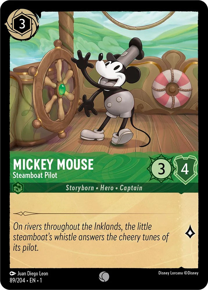 Mickey Mouse - Steamboat Pilot 89/204 (The First Chapter) Cold Foil