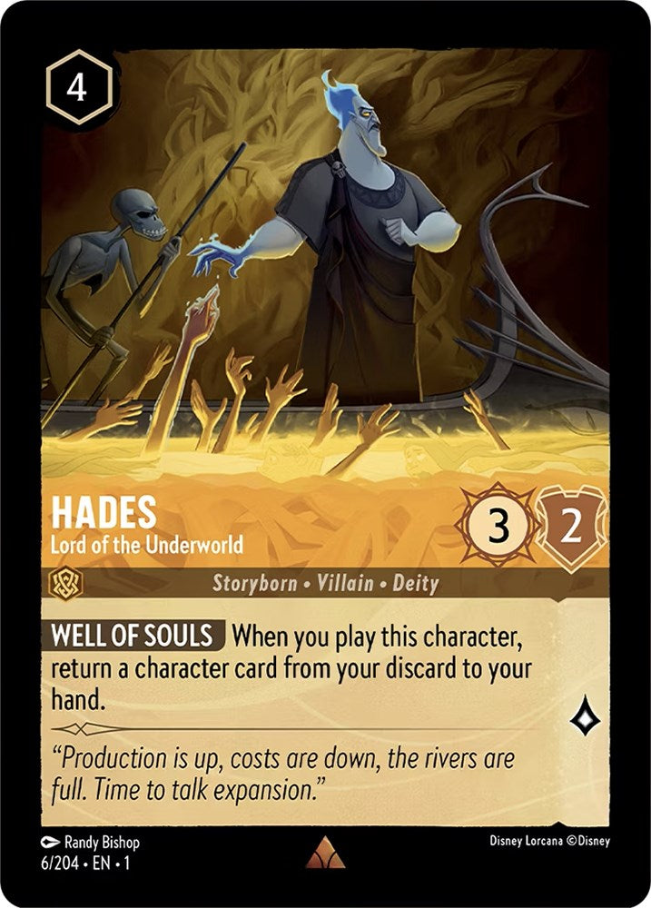 Hades - Lord of the Underworld 6/204 (The First Chapter) Cold Foil