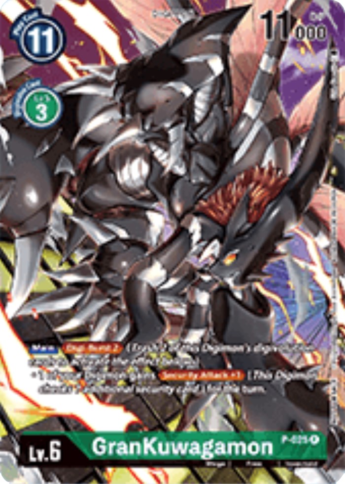 GranKuwagamon - P-025 (Winner Pack Across Time) [P-025] [Digimon Promotion Cards] Foil