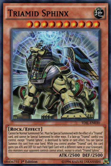 Triamid Sphinx [TDIL-EN030] Super Rare - Duel Kingdom