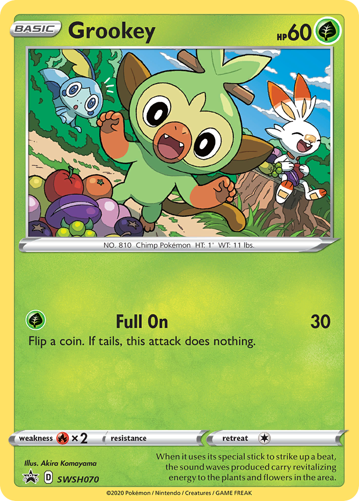 Grookey (SWSH070) [Sword & Shield: Black Star Promos] - Duel Kingdom