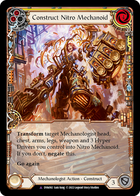 Construct Nitro Mechanoid // Nitro Mechanoid (Marvel) [DYN092] [Dynasty] Cold Foil