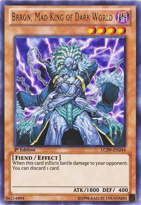 Brron, Mad King of Dark World [LCJW-EN244] Ultra Rare - Duel Kingdom