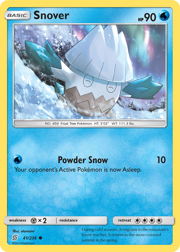 Snover (41/236) [Sun & Moon: Unified Minds] - Duel Kingdom