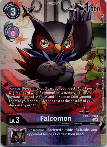 Falcomon (Alternate Art) [EX4-053] [Alternative Being Booster] Foil