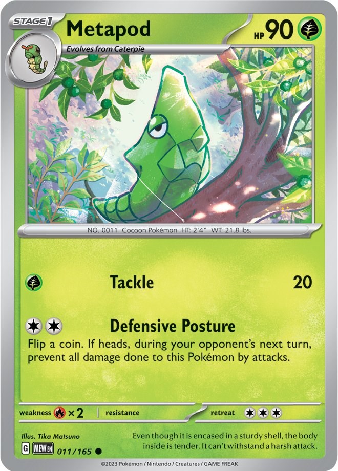 Metapod (11/165) [Scarlet & Violet:  151]