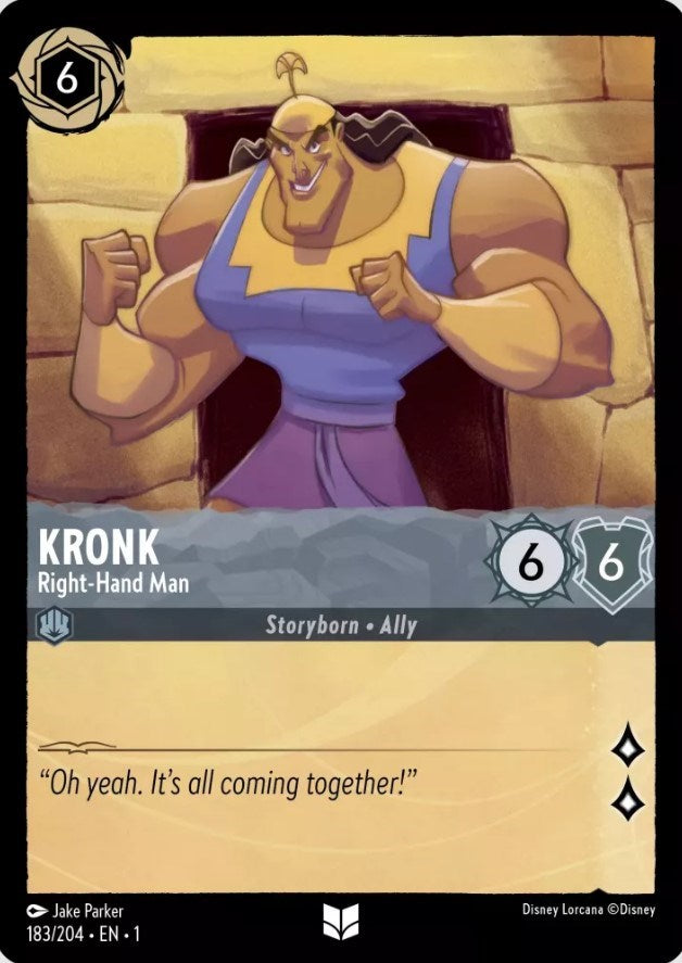 Kronk - Right-Hand Man 183/204 (The First Chapter) Cold Foil