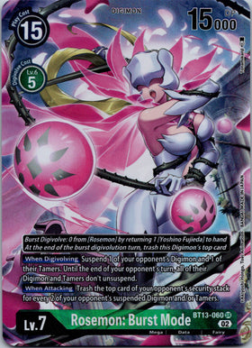 Rosemon: Burst Mode (Alternate Art) [BT13-060] [Versus Royal Knights] Foil