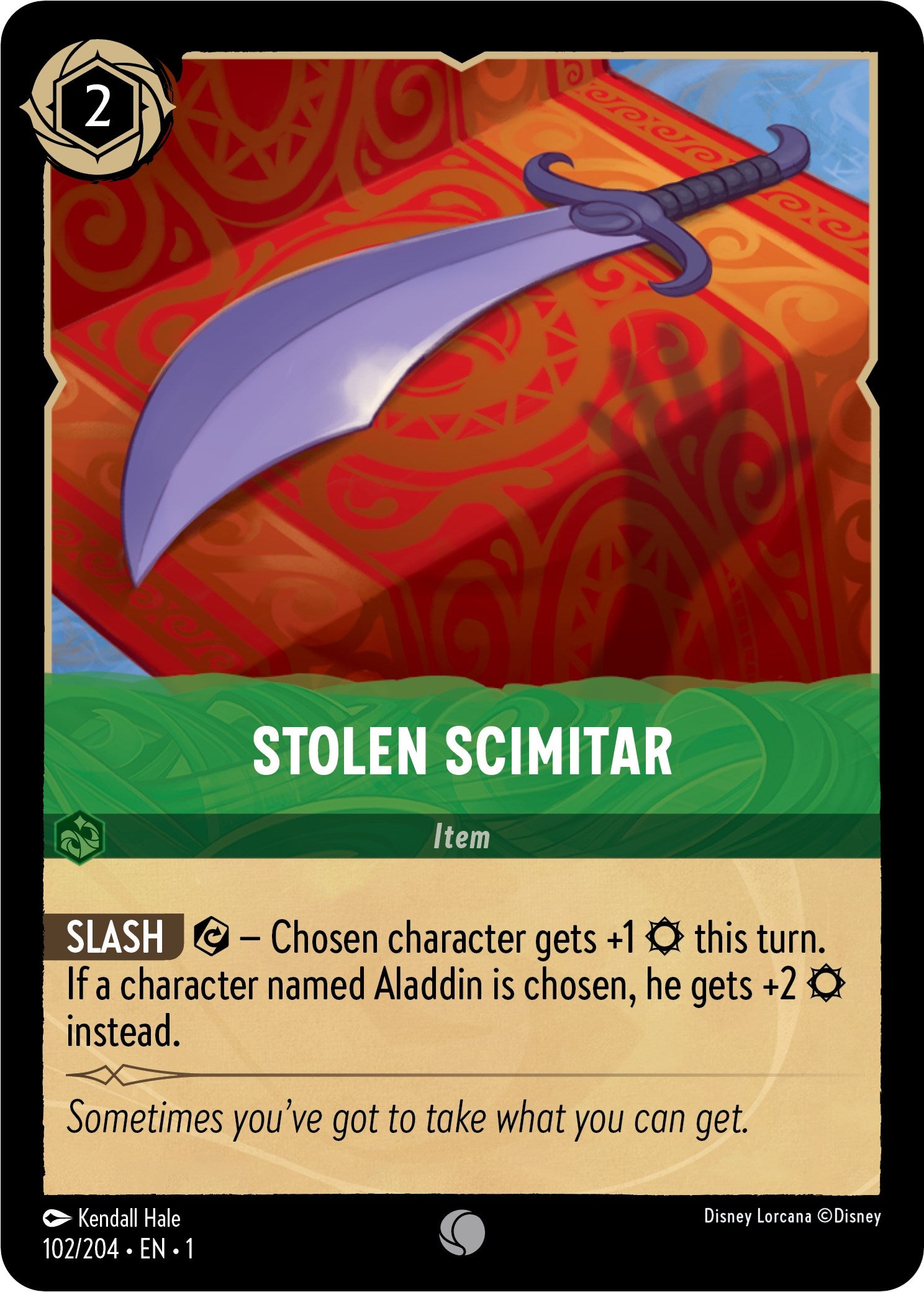 Stolen Scimitar 102/204 (The First Chapter) Cold Foil