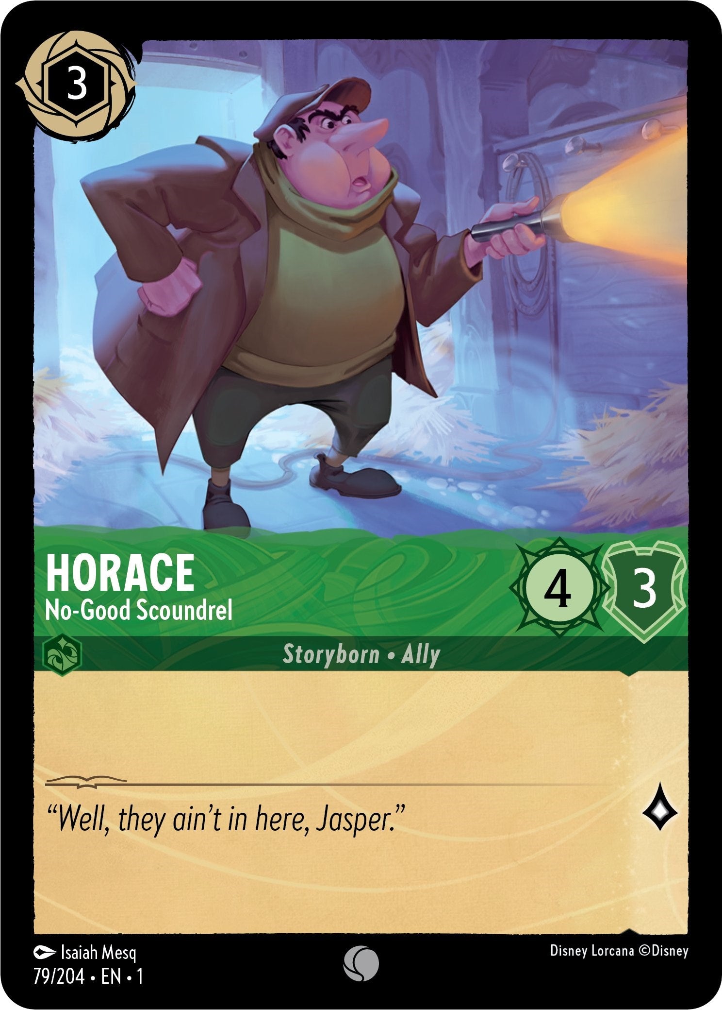 Horace - No-Good Scoundrel 79/204 (The First Chapter) Cold Foil