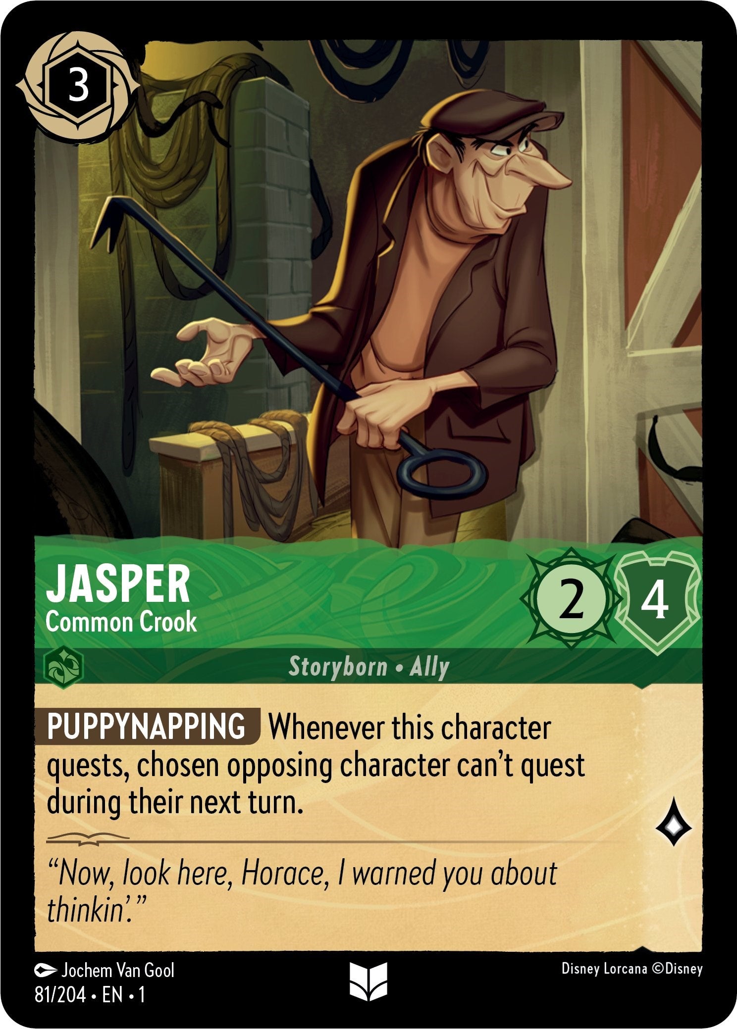 Jasper - Common Crook 81/204 (The First Chapter) Cold Foil