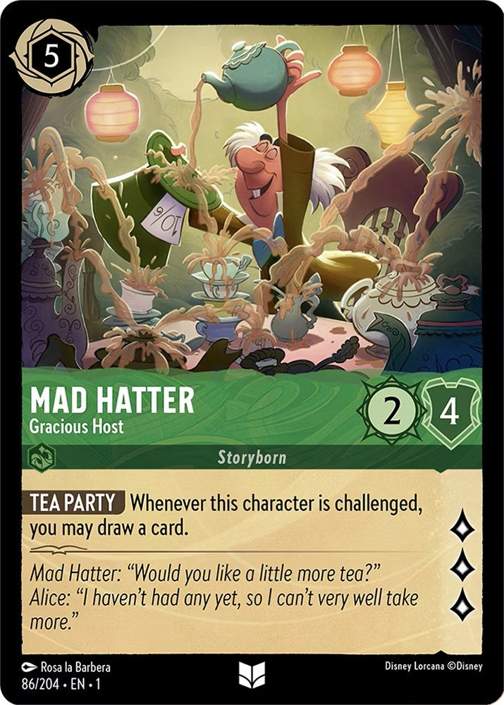 Mad Hatter - Gracious Host 86/204 (The First Chapter)