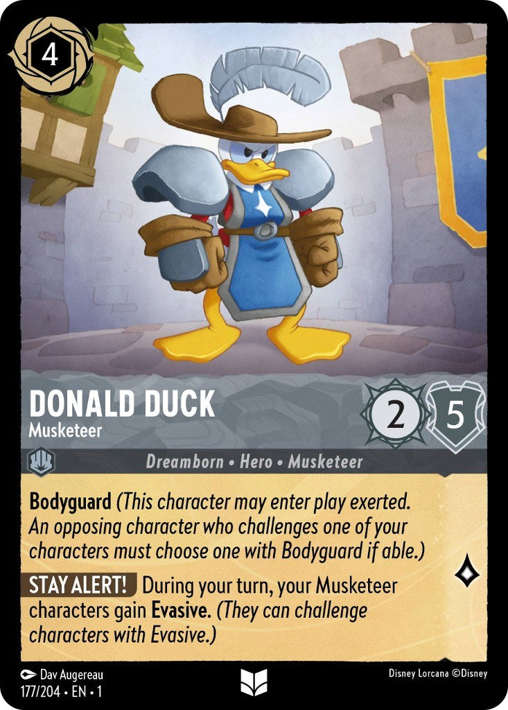 Donald Duck - Musketeer 177/204 (The First Chapter) Cold Foil