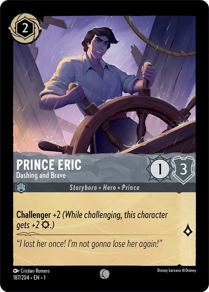 Prince Eric - Dashing and Brave 187/204 (The First Chapter) Cold Foil