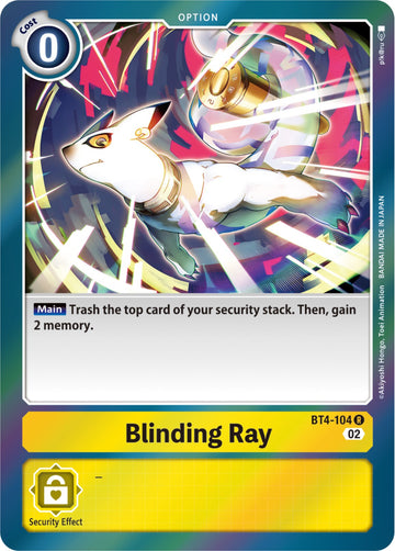 Blinding Ray (Resurgence Booster Reprint) [BT4-104] [Resurgence Booster] Foil