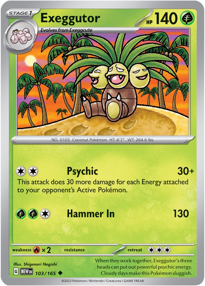 Exeggutor (103/165) [Scarlet & Violet:  151]