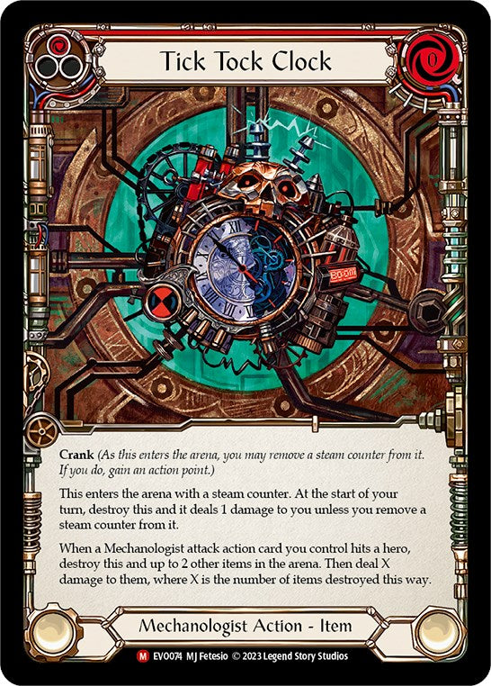 Tick Tock Clock [EVO074] (Bright Lights) Rainbow Foil