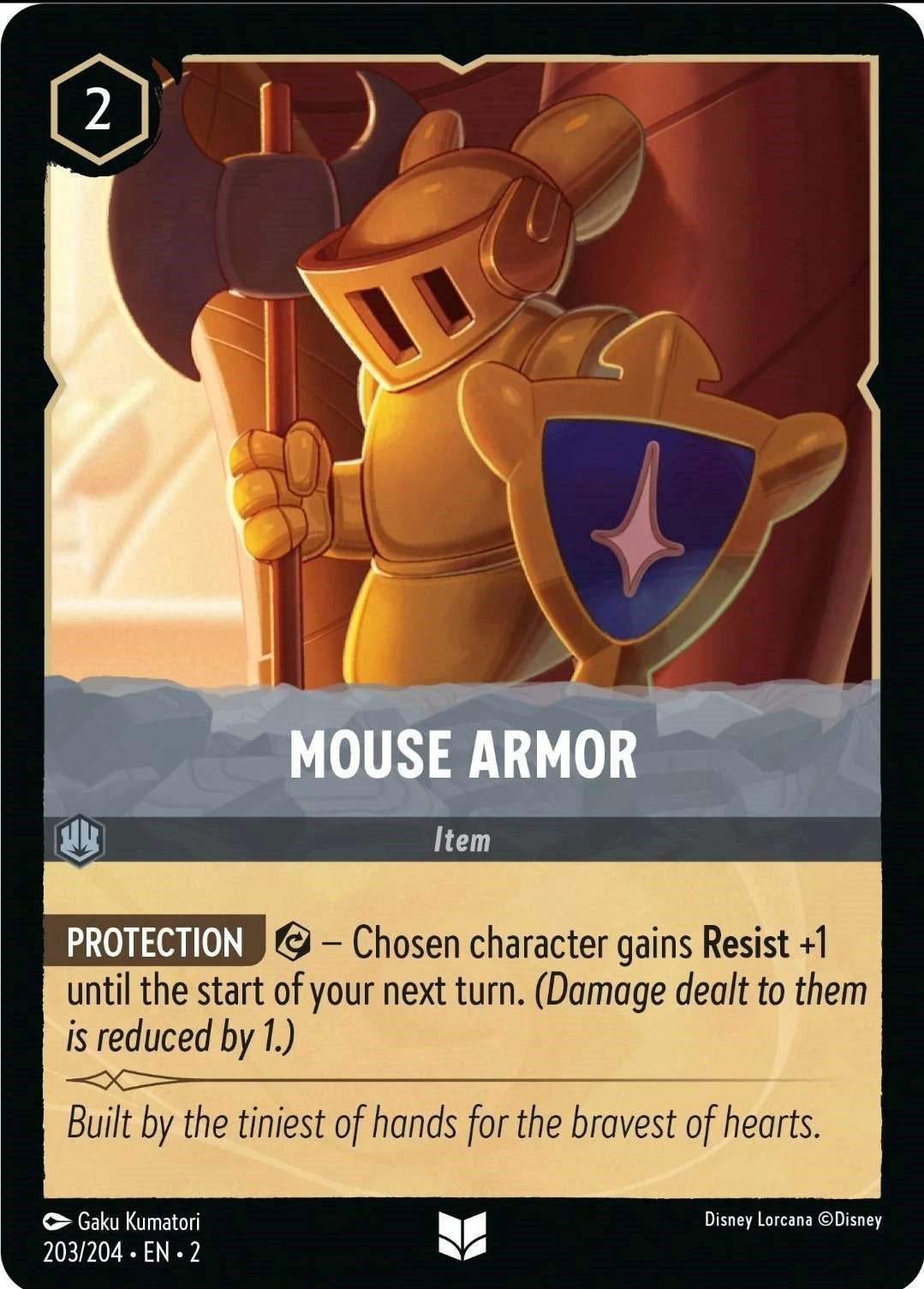 Mouse Armor 203/204 (Rise of the Floodborn) Cold Foil