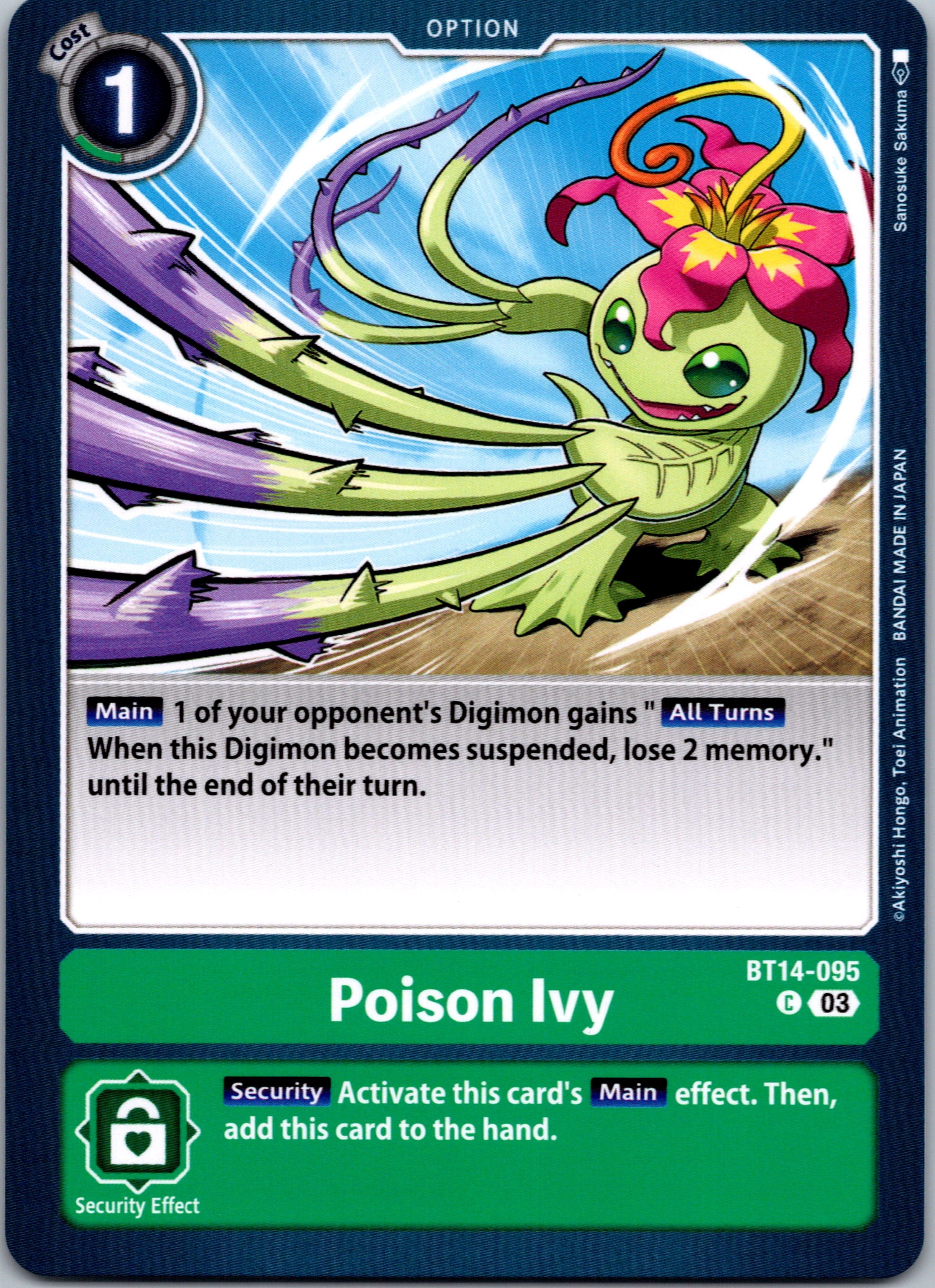 Poison Ivy [BT14-095] [Blast Ace] Normal