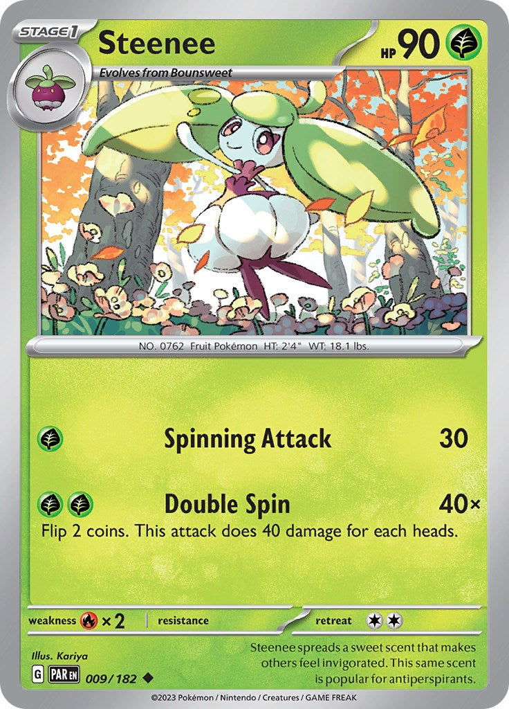 Steenee (9/182) - [Scarlet & Violet: Paradox Rift] Reverse Holofoil