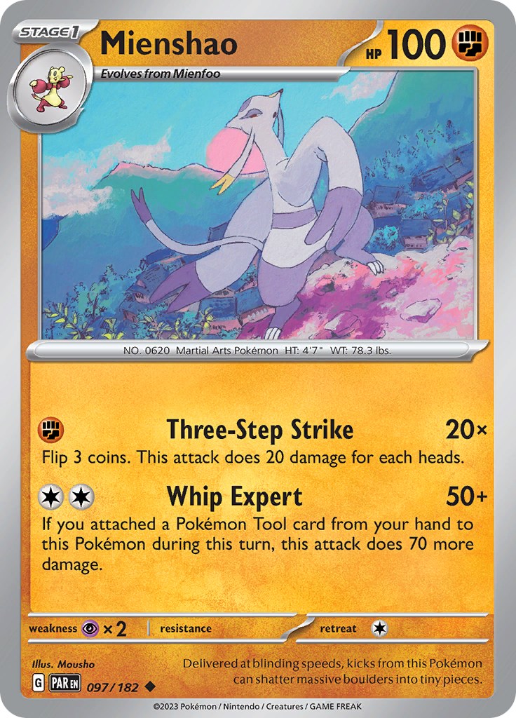 Mienshao (97/182) - [Scarlet & Violet: Paradox Rift]