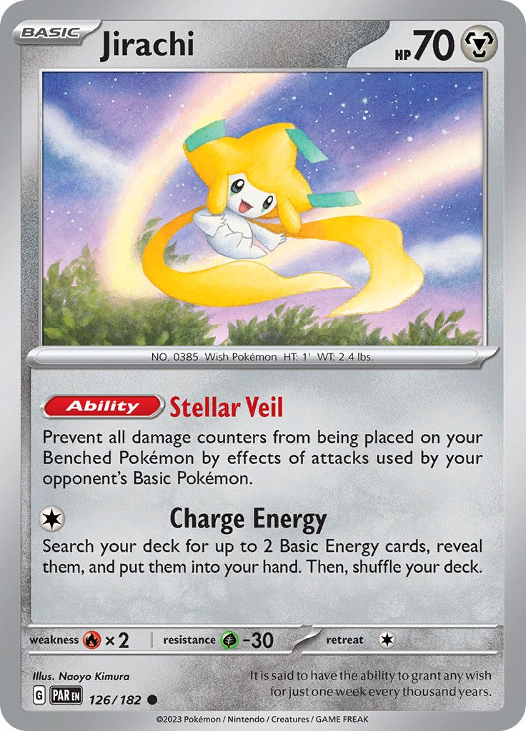 Jirachi (126/182) - [Scarlet & Violet: Paradox Rift] Reverse Holofoil