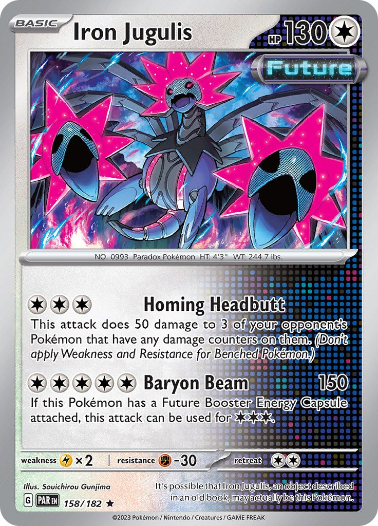 Iron Jugulis (158/182) - [Scarlet & Violet: Paradox Rift] Reverse Holofoil