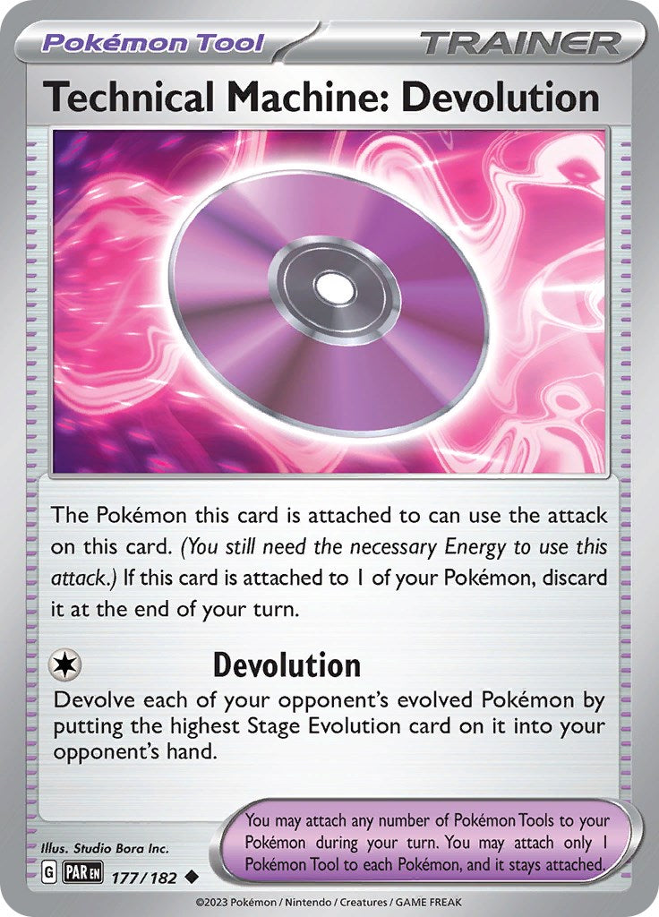 Technical Machine: Devolution (177/182) - [Scarlet & Violet: Paradox Rift] Reverse Holofoil