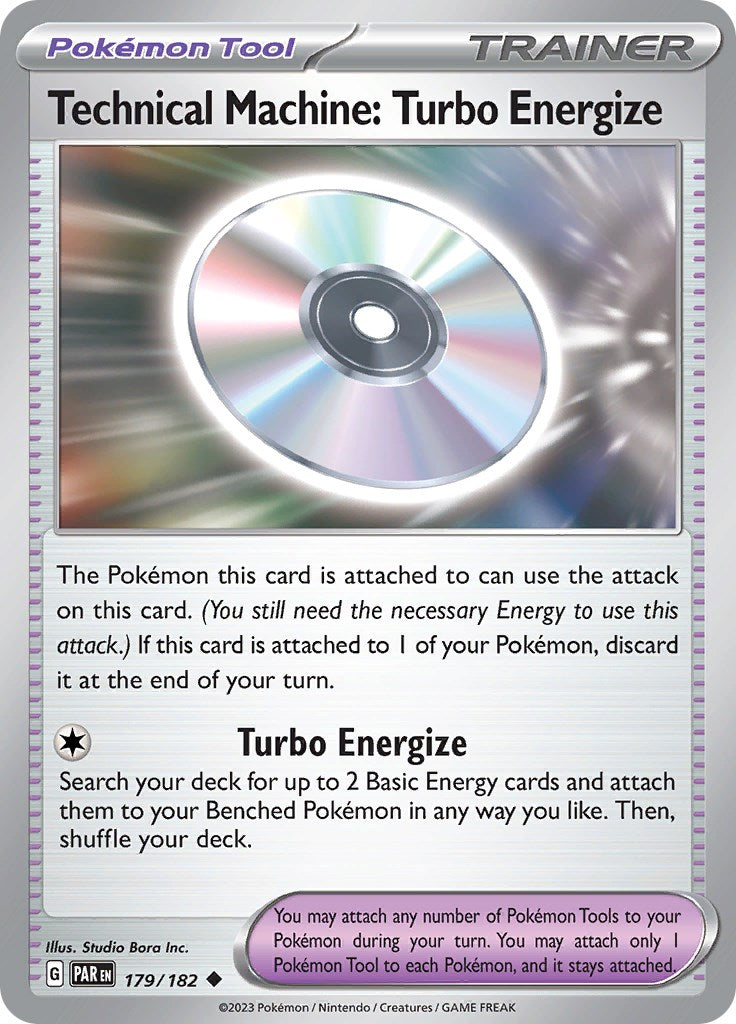 Technical Machine: Turbo Energize (179/182) - [Scarlet & Violet: Paradox Rift]