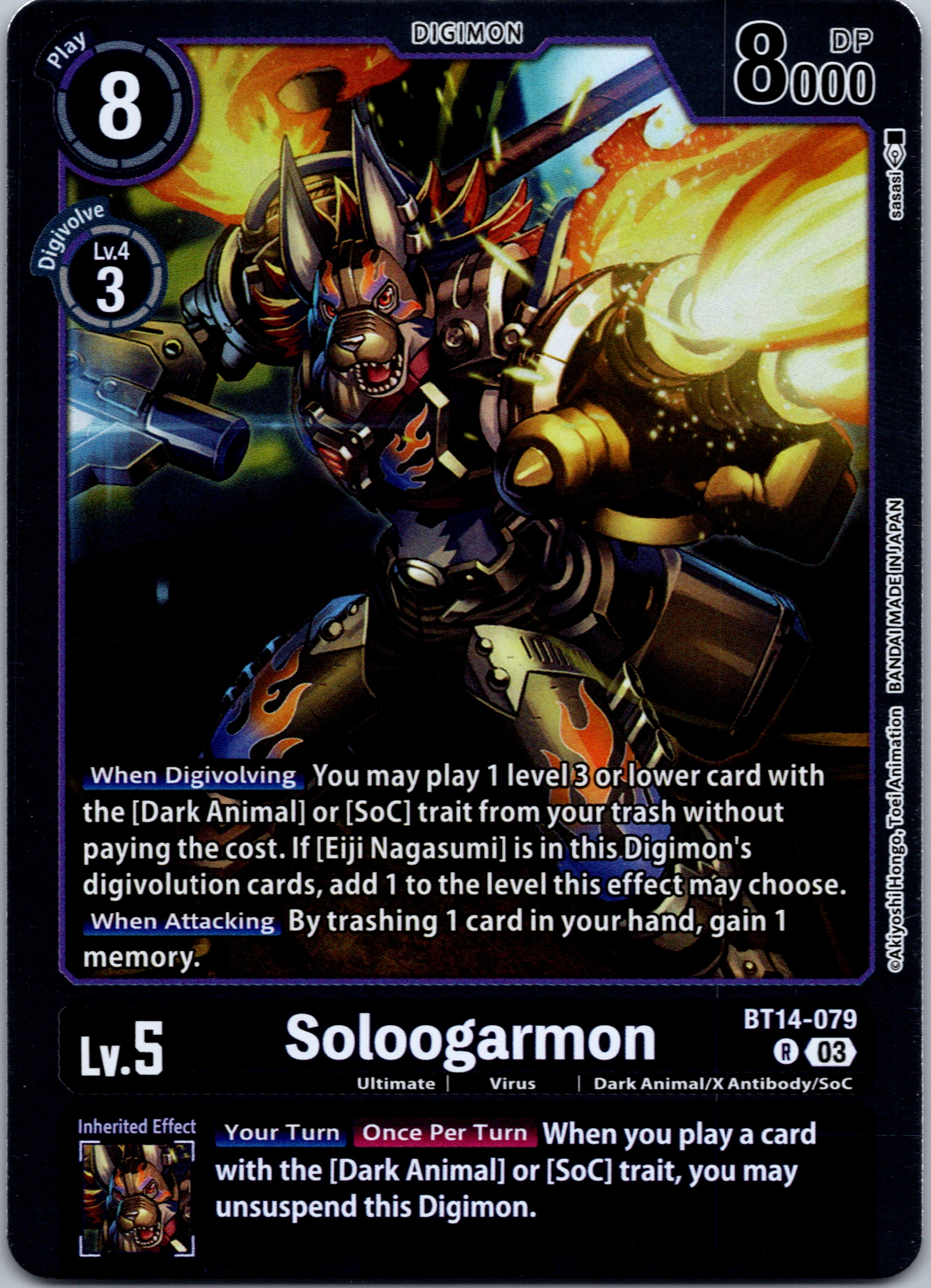 Soloogarmon [BT14-079] [Blast Ace] Foil