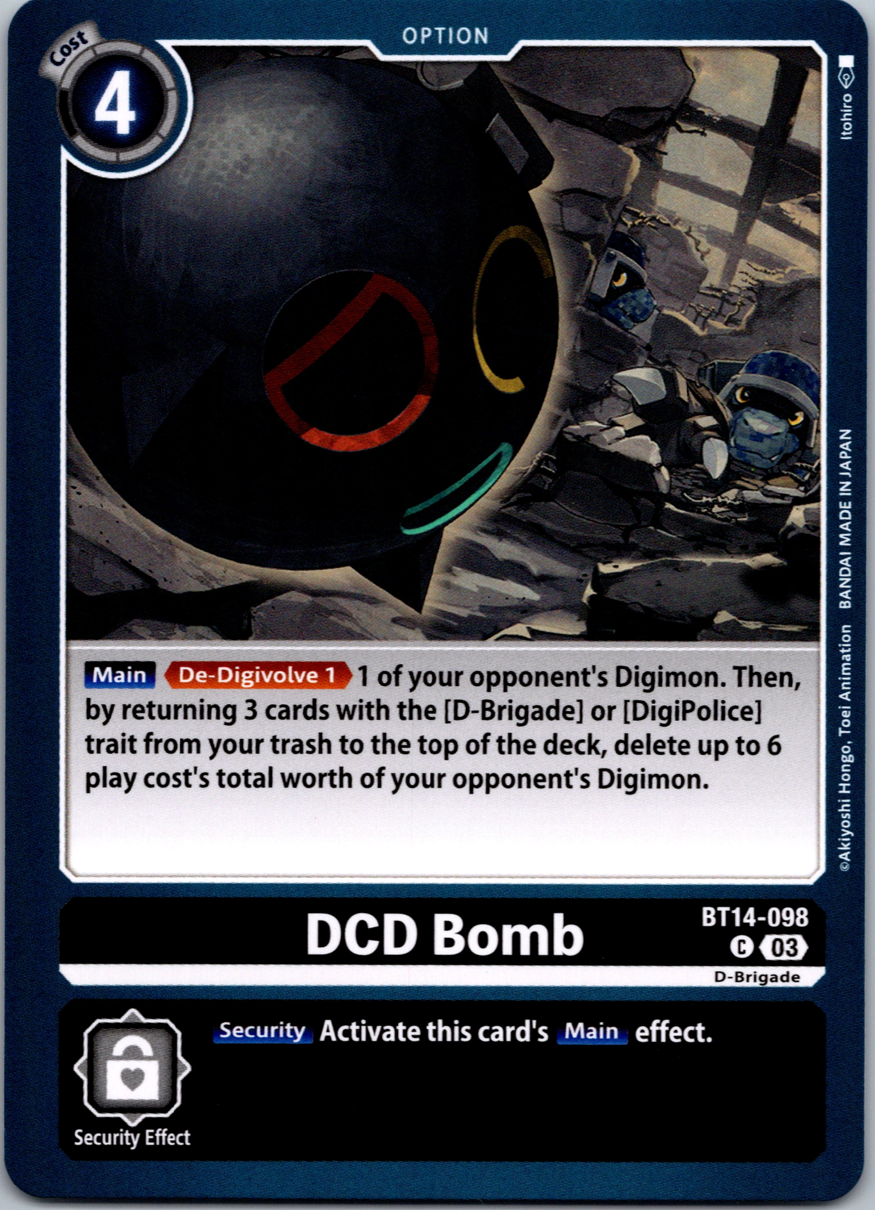 DCD Bomb [BT14-098] [Blast Ace] Normal