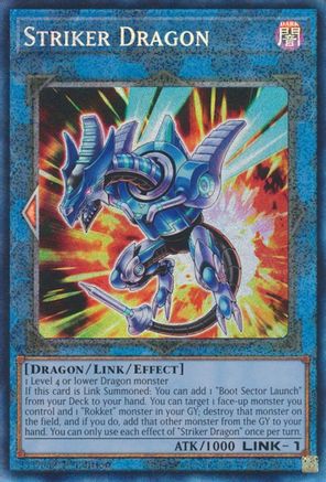 Striker Dragon  [RA01-EN046] - (Prismatic Collector's Rare)  1st Edition