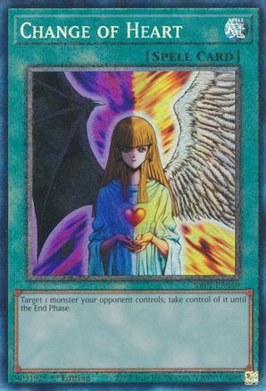 Change of Heart  [RA01-EN050] - (Prismatic Collector's Rare)  1st Edition