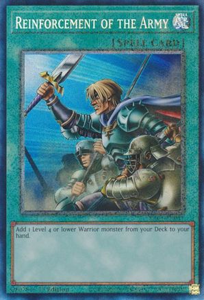 Reinforcement of the Army  [RA01-EN051] - (Prismatic Collector's Rare)  1st Edition