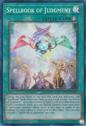 Spellbook of Judgment  [RA01-EN054] - (Prismatic Collector's Rare)  1st Edition
