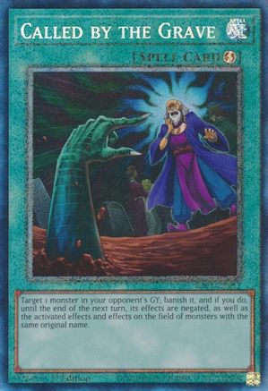 Called by the Grave  [RA01-EN057] - (Prismatic Collector's Rare)  1st Edition