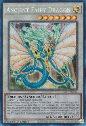 Ancient Fairy Dragon  [RA01-EN030] - (Prismatic Collector's Rare)  1st Edition