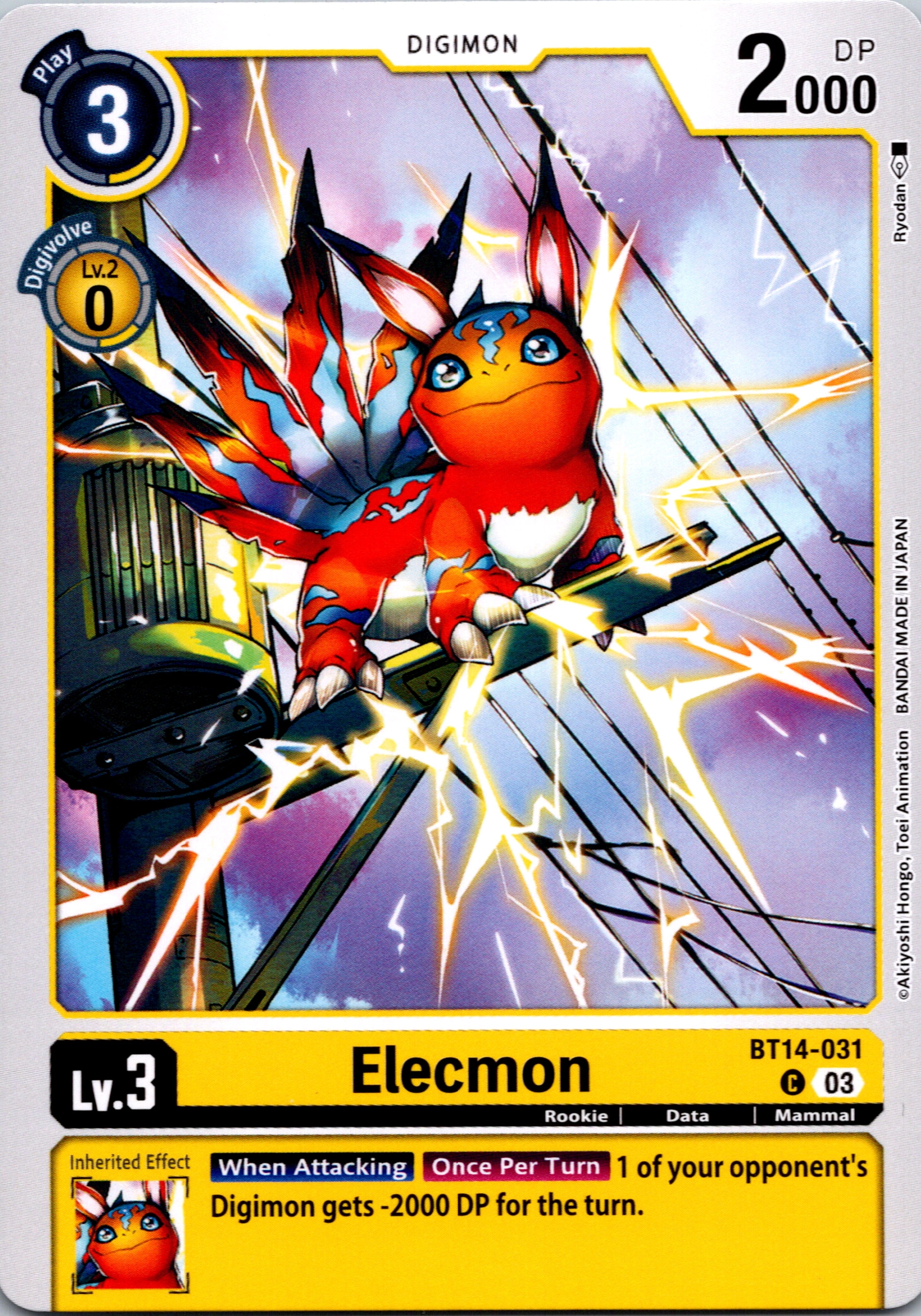 Elecmon [BT14-031] [Blast Ace] Normal