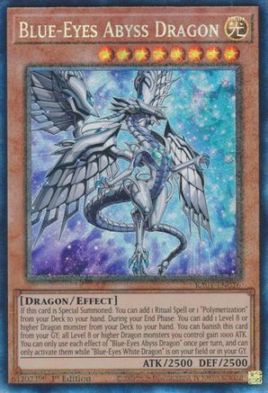 Blue-Eyes Abyss Dragon  [RA01-EN016] - (Prismatic Collector's Rare)  1st Edition