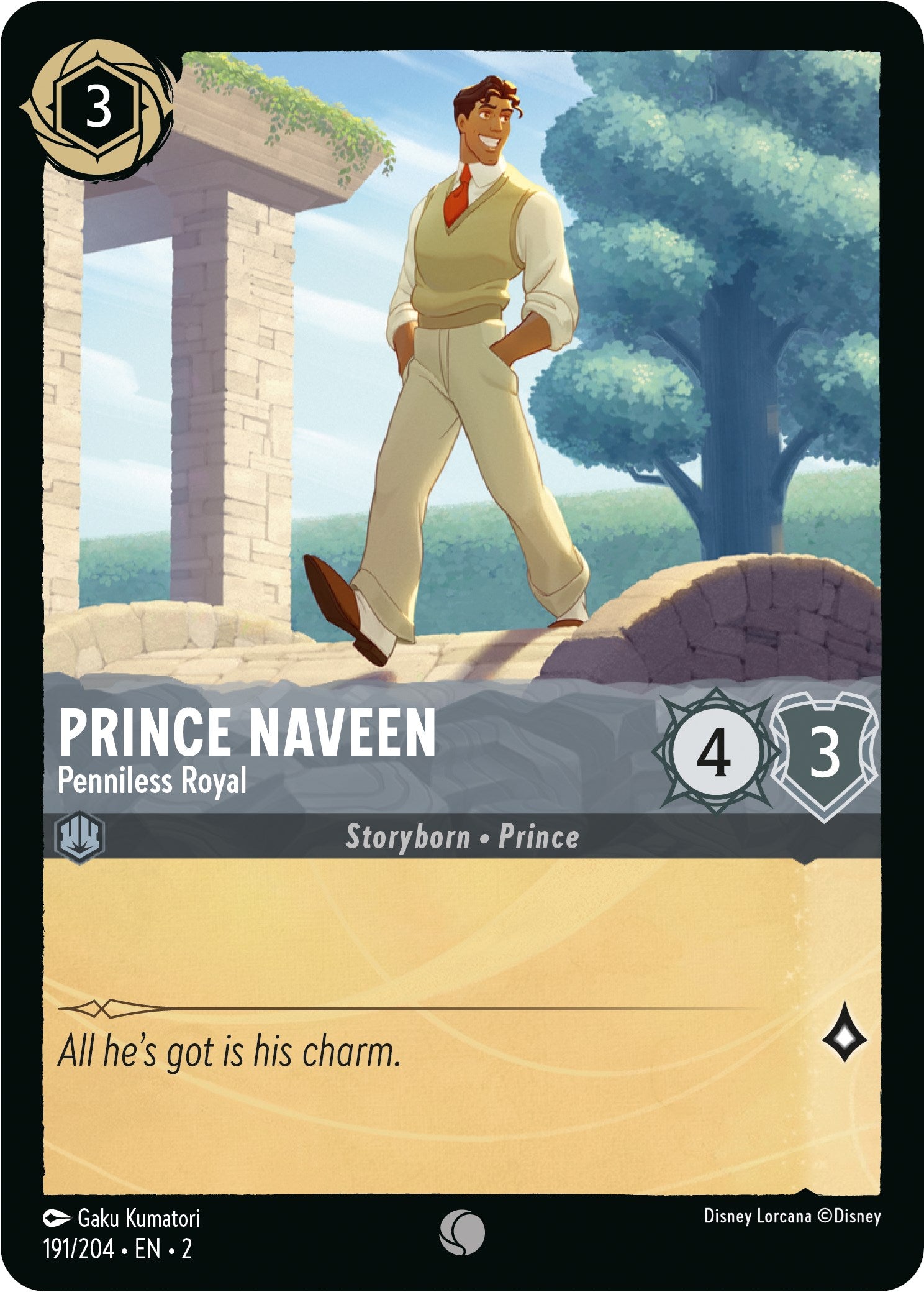 Prince Naveen - Penniless Royal 191/204 (Rise of the Floodborn)