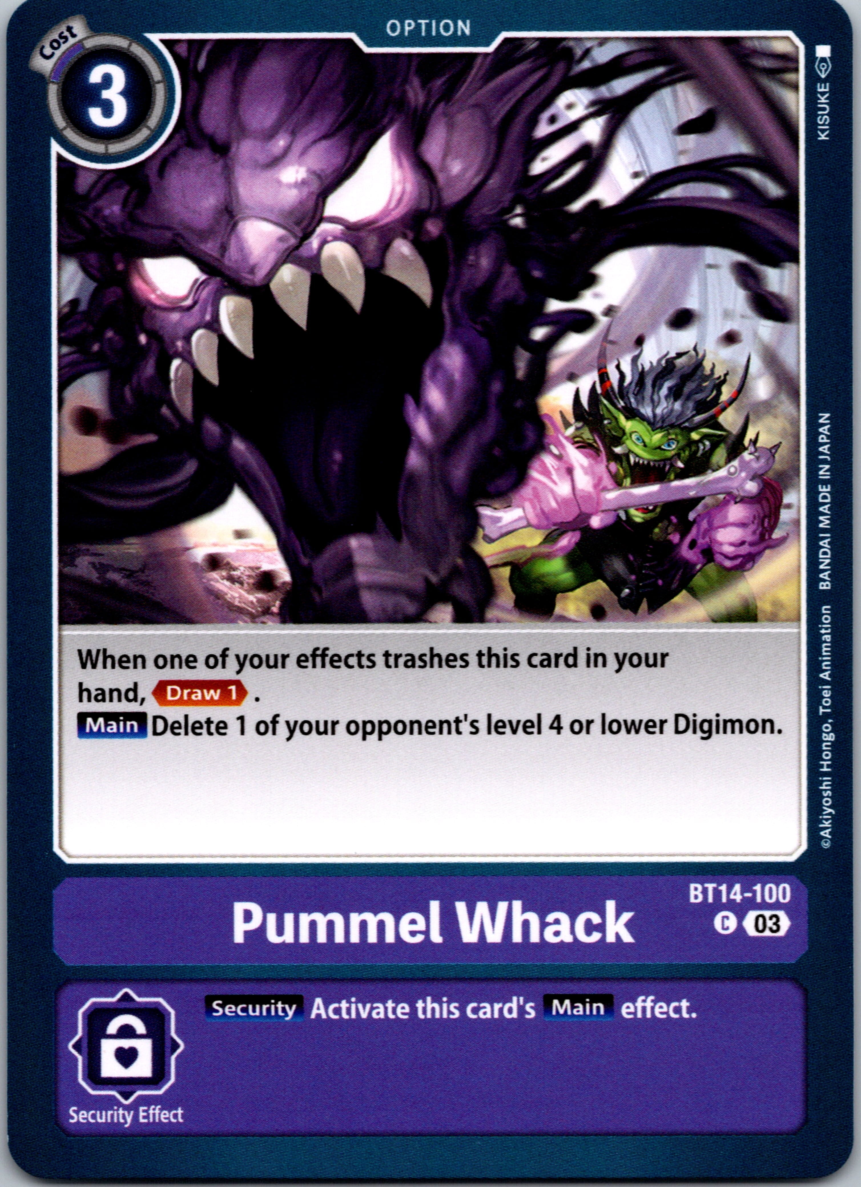 Pummel Whack [BT14-100] [Blast Ace] Normal