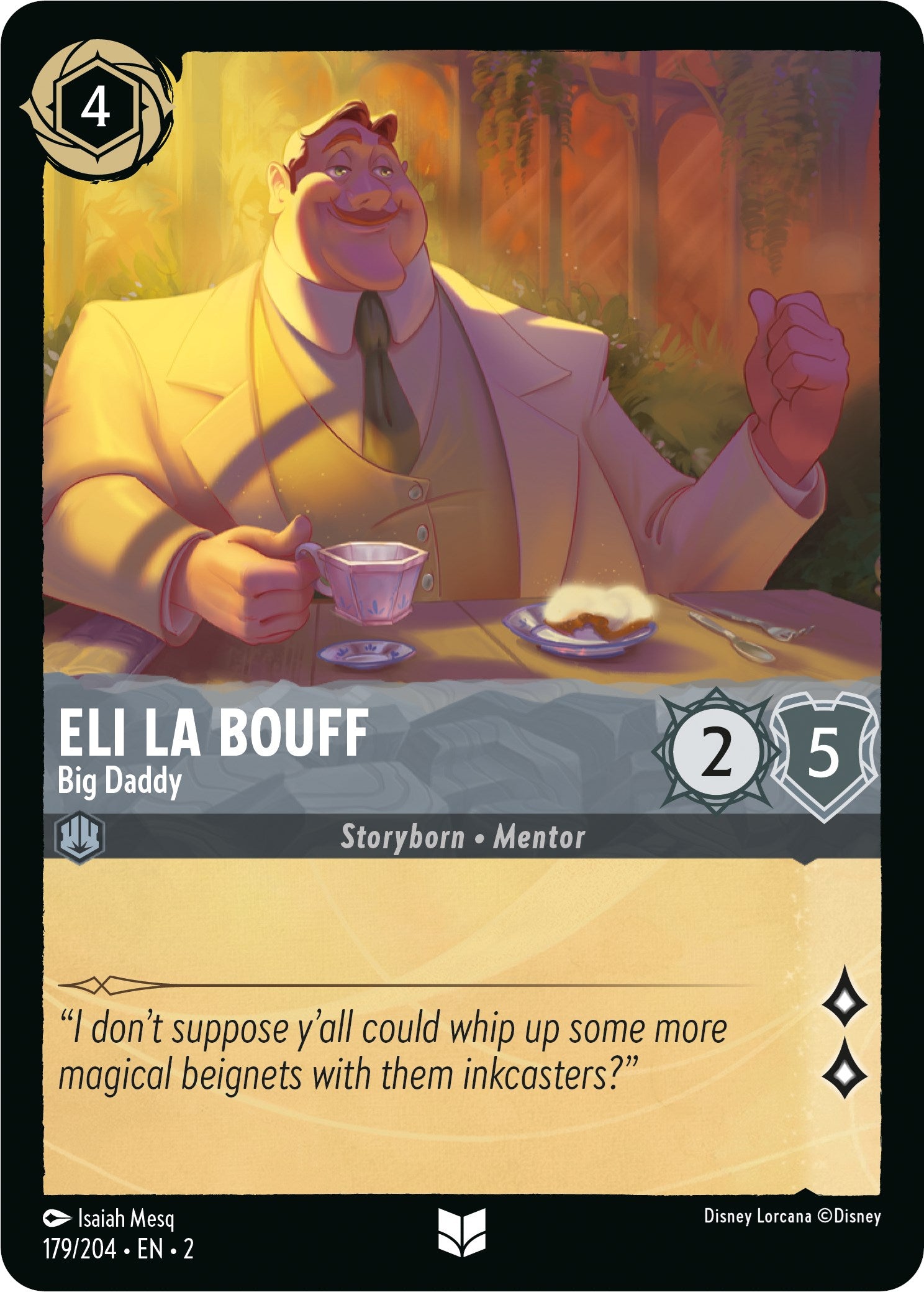 Eli La Bouff - Big Daddy 179/204 (Rise of the Floodborn) Cold Foil