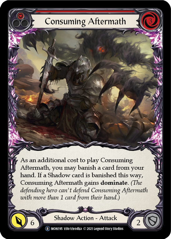 Consuming Aftermath (Red) [U-MON195] Unlimited Normal - Duel Kingdom