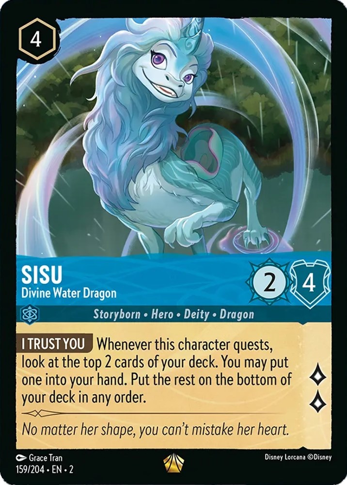 Sisu - Divine Water Dragon 159/204 (Rise of the Floodborn)